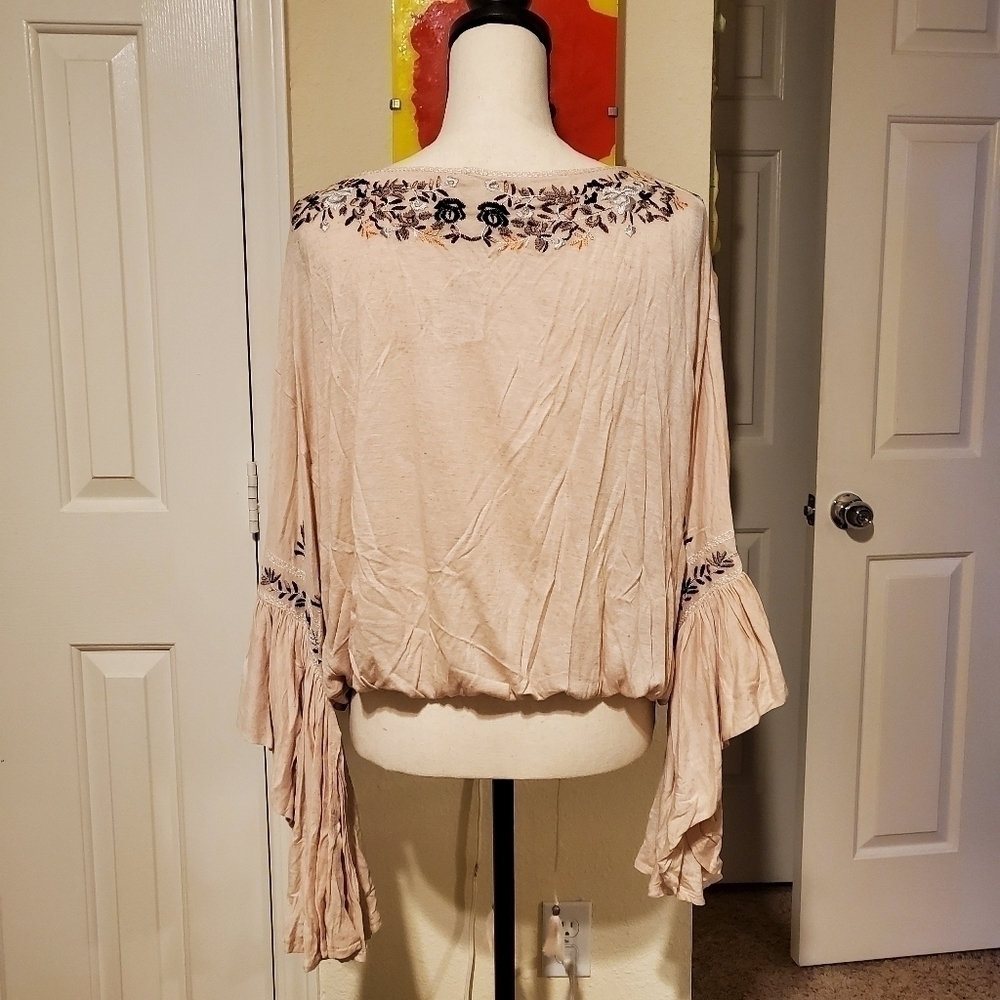 Free People | Boho Bell Sleeve Top - Picture 3 of 6